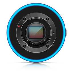 Cámara IP AI DSLR / 4K 8MP 30 fps / Sensor 4/3' 10MP / Lente 45 mm / Ángulo 21.6° / PoE+ 17.77 W / IPX5