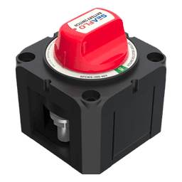 Interruptor Desconexión Batería / 275A DC Continuo / 900A DC Arranque / IP68 / Terminales Cobre M10 / Montaje Superficie y Panel
