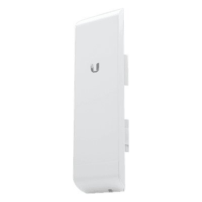 NanoStation airMAX M2 CPE,  hasta 150 Mbps, frecuencia 2 GHz (2412-2462 MHz) con antena integrada de 11 dBi