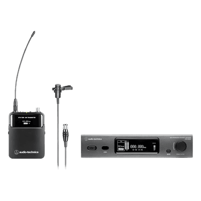 Sistema Inalámbrico | Banda DE2 | 40 Canales Simultáneos | Alcance 100 m (328 ft) | Receptor True Diversity | Transmisor Body-Pack con Micrófono Lavalier