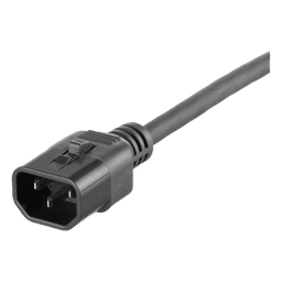 Cable de Alimentación con Bloqueo / IEC C13 a C14 / 17 AWG / 10A / 1.8 m (6 ft) / Paquete 10 Piezas