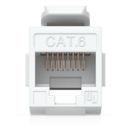 Acoplador Keystone / Cat6 Pass-Through / 10 Gbps / PoE / Snap-In / Paquete 12 Unidades