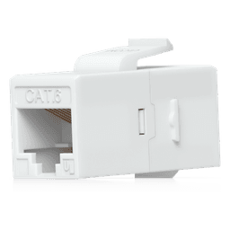 Acoplador Keystone / Cat6 Pass-Through / 10 Gbps / PoE / Snap-In / Paquete 12 Unidades