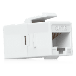 Acoplador Keystone / Cat6 Pass-Through / 10 Gbps / PoE / Snap-In / Paquete 12 Unidades