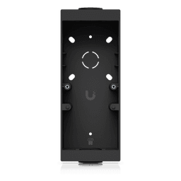 Caja de Conexión Color Negro para Lectores Profesionales UniFi Access y Doorbell, Montaje en Superficie Plana, Compatible con Conduit de 3/4"