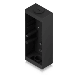 Caja de Conexión Color Negro para Lectores Profesionales UniFi Access y Doorbell, Montaje en Superficie Plana, Compatible con Conduit de 3/4"