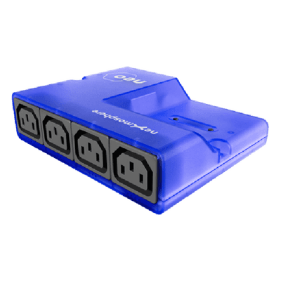 Controlador de Potencia / 4 Salidas C13 / Medición Individual V/A/W/kWh / 4 Puertos X-Talk / USB-C API Serial / 10A Máx / 100-240 VAC