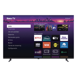 SmartTV QLED / 32 Pulgadas / HD / ROKU TV / WiFi Integrado / Control Parental V-Chip / 3 HDMI / VESA 100x100 mm