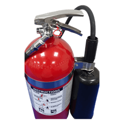 Extintor de CO2 / 20 lb (9.07 kg) / Descarga 18 s / Alcance 1.2-2.4 m (4-8 ft) / Fuego Clase B y C / UL Listado / -30°C a 49°C (-22°F a 120°F)