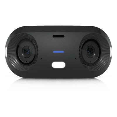 Cámara IP Panorámica / Dual 4K 16 MP / 180° HFOV / IR 20 m (65.6 ft) / PoE+ / IP66 / Audio Bidireccional / IA Multi-TOPS