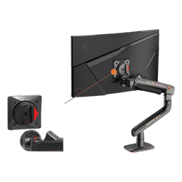 Soporte Mecánico para Monitor / 32" a 60" / Carga 2-20 kg (4.4-44 lbs) / VESA 75x75 y 100x100 mm / Iluminación RGB / Resorte de Alta Precisión / Rotación 360°