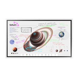 Pantalla Interactiva Digital / 55 Pulgadas / 4K UHD 3840x2160 / Touch IR 20 Puntos / Whiteboard 4 Usuarios / Tizen 9.0 / Wi-Fi / Bluetooth