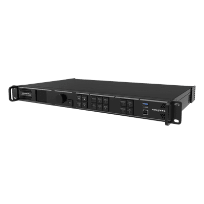 Controlador All-in-One / 2.6 Millones de Píxeles / 4K×2K@60Hz / 4 Puertos Ethernet Gigabit / 6 Capas de Video / Fibra Óptica 10G