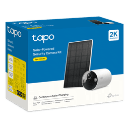 Kit Cámara Solar IP / 2K 3MP / Visión Nocturna Color / Batería 6400 mAh 180 Días / IP65 / Detección IA Personas / Audio Bidireccional