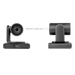 Cámara PTZ / 4K Dual / 12x Zoom Óptico / 119° Panorámico / AI Auto-Framing / PoE+ / USB 3.0