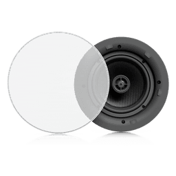 Altavoz Empotrable de Techo / Woofer 6.5" / Tweeter 1" Pivote ±15° / 130W / 8 Ohms / Cobertura Simétrica Axial 90° / NDAA Compliant
