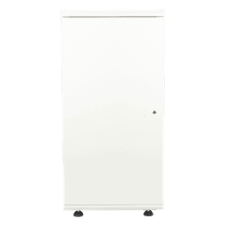 Gabinete Rack de Piso / 24U / 19 Pulgadas / Vidrio con Cerradura / Carga 750 kg / 600x605x1190 mm (23.6x23.8x46.9 in) / Acero Calibres 16-18-20