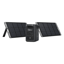 Kit de Energía Portátil / 980 Wh / Salida AC 500 W (X-Boost 650 W) / Panel Solar 200 W / Batería LiFePO4 / UPS Inteligente