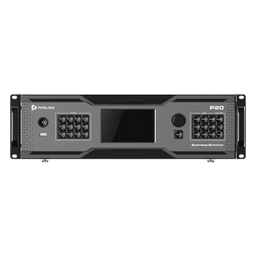 Switcher de Presentación 4K / 12 Capas DL / 10G Fibra Óptica 10 km (6.2 mi) / HDMI 2.0 DP 1.2 12G-SDI / Dante 32x32 / Multiviewer Dedicado / Latencia 1 Frame