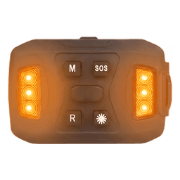 Luz de Advertencia Múltiple XLTD2735A / 26 LEDs Rojo/Azul/Blanco / IP67 / Magnética / Recargable 1200mAh / 72x48x29mm