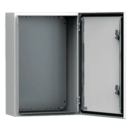 Gabinete de Pared Exterior / Acero 1.5 mm / IP66 / NEMA 4/12/13 / IK10 / 600 x 500 x 300 mm (23.62 x 19.69 x 11.81 in) / Platina de Montaje