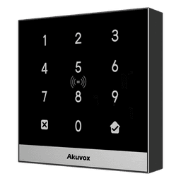 Teclado de Control de Acceso / Gestión en la Nube / PoE / Lector NFC y Tarjetas 125 kHz / MIFARE 13.56 MHz / IP65 / 1 Puerta / PIN Temporal