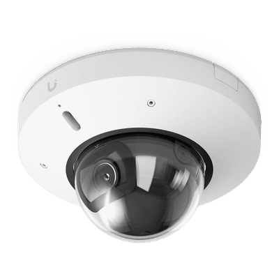 Cámara IP Mini Domo / 4K 8 Megapixel / Visión Nocturna IR 20 m (65.6 ft) / Audio Bidireccional / IK08 / IP66 / PoE+