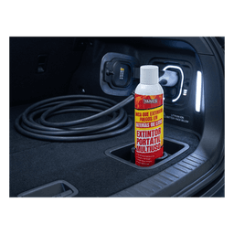 Extintor Aerosol Portátil / 250 ml / Descarga 35 s / Alcance 2 m (6.6 ft) / Clases A, K y Li / Sin Flúor ni PFAS
