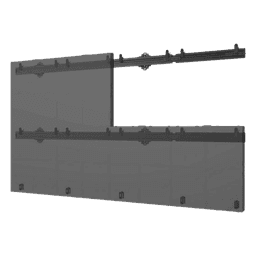 Sistema de Montaje Universal para paneles LED dvLED / SEAMLESS Connect / 4x4 Paneles / Capacidad (181 kg) / Aluminio / Ajuste de Precisión / Hasta 108" 2.4 x 1.35 m
