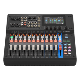 Consola Digital de Audio | 12 Canales | Pantalla Táctil 4.3in | Entradas de Mic/Line y Estéreo | Salidas Análogas y USB | Pads configurables | DSP | Entrada Bluetooth |  Grabación Multipista | Color Negro