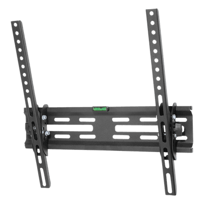 Soporte de Pared con Inclinación para pantallas de 32-55 pulg / VESA 100x100 hasta 400x400 / Capacidad de Carga 34 kg / Acabado Resistente a Rasguño 