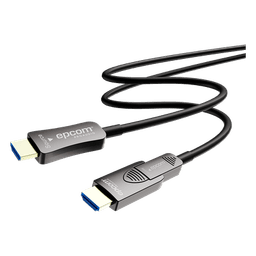Cable HDMI Óptico Activo / 4K Real / 15 m (49.2 ft) / 18 Gbps / 4K@60Hz 4:4:4 / HDMI 2.0b / HDCP 2.2 / HDR / ARC / Conector RX Desmontable