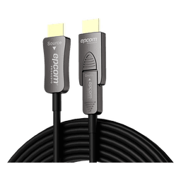 Cable HDMI Óptico Activo / 4K@60Hz 4:4:4 / 18 Gbps / 30 m (98.4 ft) / HDMI 2.0b / HDCP 2.2 / HDR / ARC / Conector RX Desmontable