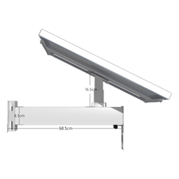 Sistema de Alimentación Solar Autónomo / Panel 120W / Batería LiFePO₄ 60Ah (768Wh) / Salida DC 12V 3A / IP65 / RS-485 / -40°C a 85°C