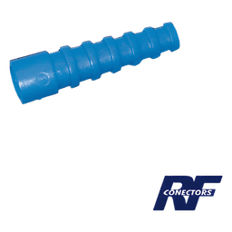 Soporte Azúl de Alivio a Tensión en Conectores y Cables tipo RG-58/U, RG-142/U, LMR-195.