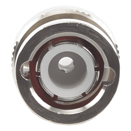 Conector BNC Macho de Anillo Plegable para Cable LP-195, LP-142, LMR-195, RG-58/U, RG-142/U, Níquel/ Oro/ Delrin.