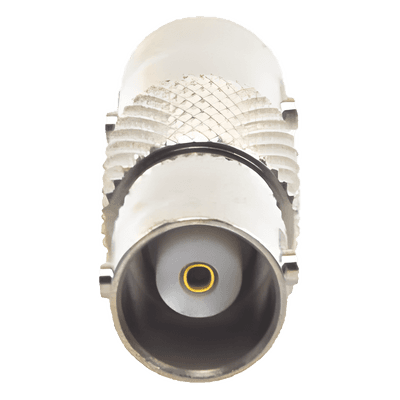 Adaptador Barril / BNC Hembra a BNC Hembra / 50 Ohm / Níquel-Oro-Polipropileno / 35.5 mm (1.16 ft)