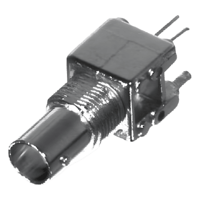 Conector BNC / Hembra / 75 Ohm / Montaje Vertical PCB / Compacto