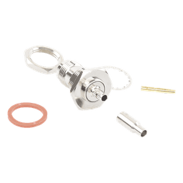 Conector TNC Hembra / Montaje Chasis Tipo D Plano / Anillo Plegable / RG-174/U, 8216, LMR-100A / 0.1 pies