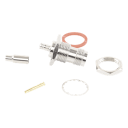 Conector TNC Hembra / Montaje Chasis Tipo D Plano / Anillo Plegable / RG-174/U, 8216, LMR-100A / 0.1 pies