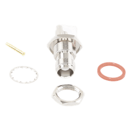 Conector TNC Hembra / Montaje Chasis Tipo D Plano / Anillo Plegable / RG-174/U, 8216, LMR-100A / 0.1 pies