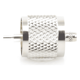 Conector UHF Macho Crimpado / Anillo Plegable / 500 VRMS / 0-300 MHz / RG-58/U, RG-142/U