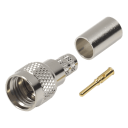 Conector Mini-UHF Macho / 50 Ohm / Anillo Plegable / LMR-240, RG-8/X, Belden 9258 / 0.24 m (0.8 ft) Cable