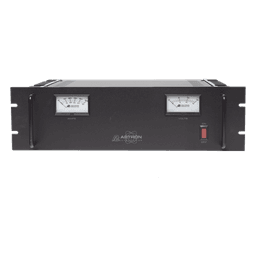 Fuente de poder lineal regulada / 13.8VCC / 37A continua / 50A máxima / Cargador 4A / Rack 19" / 1.58 x 0.44 x 1.04 ft