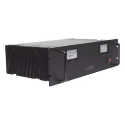 Fuente de poder lineal regulada / 13.8VCC / 37A continua / 50A máxima / Cargador 4A / Rack 19" / 1.58 x 0.44 x 1.04 ft