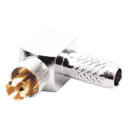 Conector RF MC Card / Macho en Ángulo Recto / Anillo Plegable / Para Cable RG-316/U