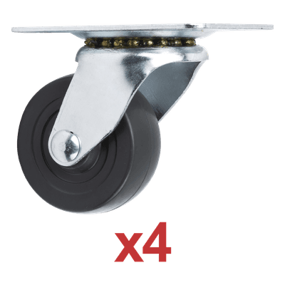 Kit de 4 Ruedas Locas para Racks y Gabinetes (Ver Compatibilidad).