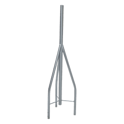 Tramo de Remate / Tubo Industrial 1 1/4 in / Tubo Central 1 7/8 in / Galvanizado por Electrólisis / Protección Contra Agua / Torres hasta 60 m (196.9 ft)