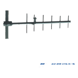 Antena Base UHF, Direccional de 6 elementos, Rango de Frecuencia 490 - 520 MHz, ganancia de 10 dB