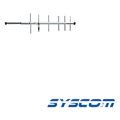Antena Base, Direccional, Rango de Frecuencia 896 - 970 MHz (Yagi 6 elementos).